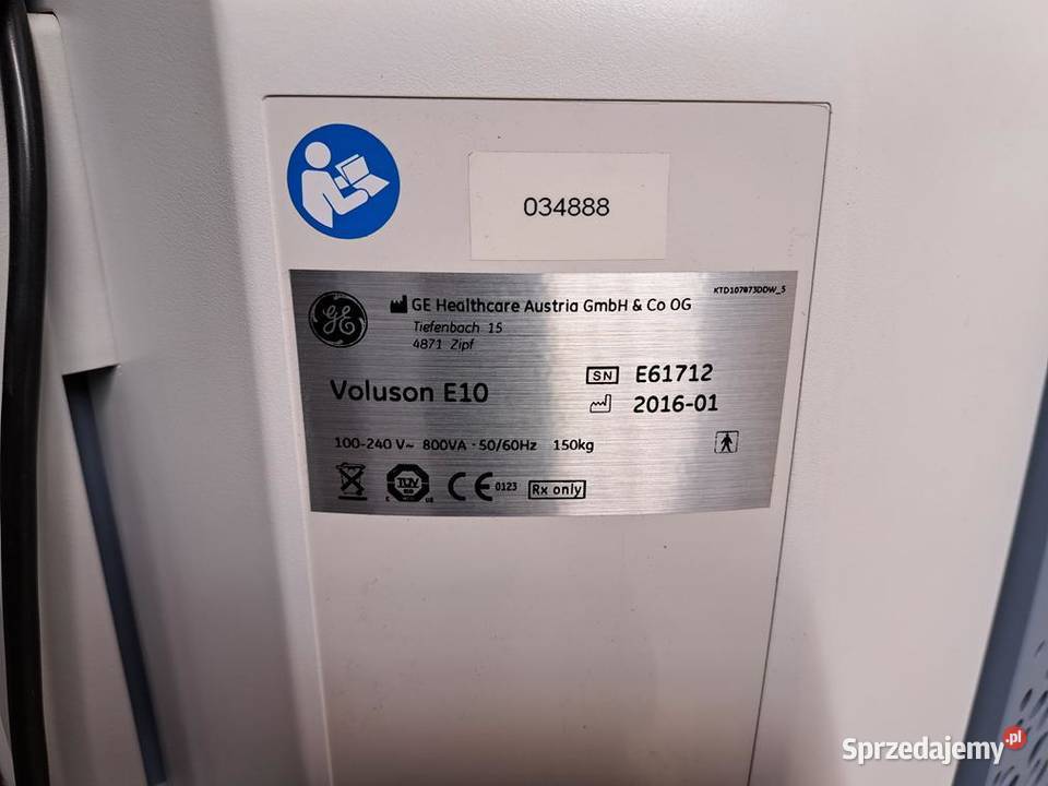 Aparat USG GE Voluson E10 BT16 z głowicami 8587