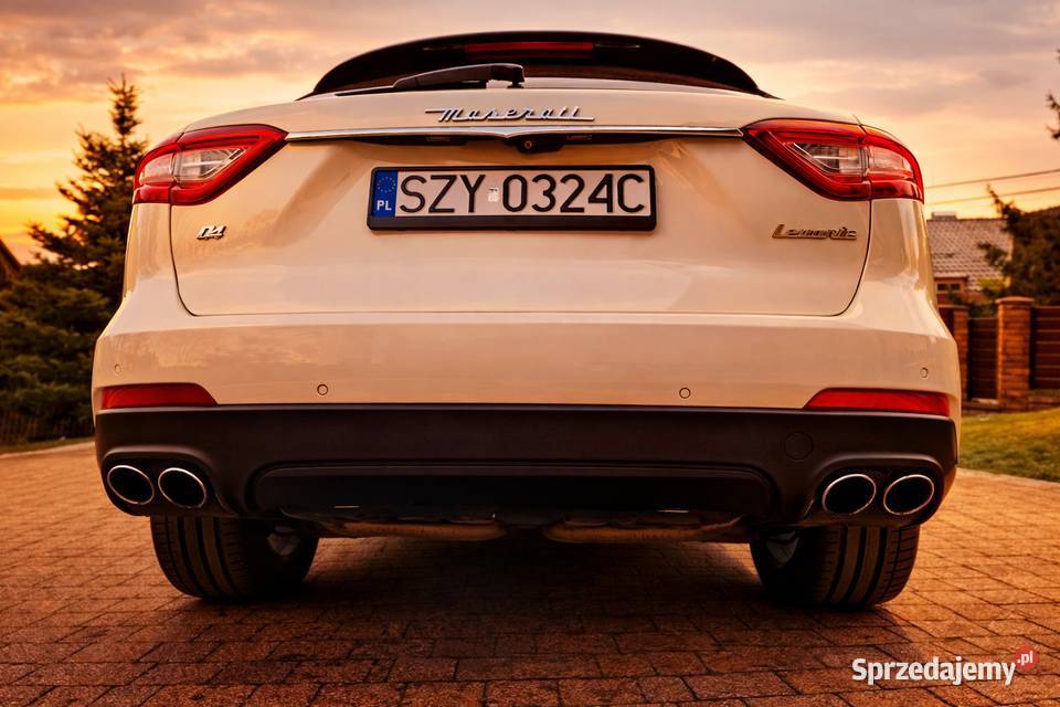 Maserati Levante 430 V6 4x4 Silnik Ferrari elektrycznie ustawiane fotele Łodygowice