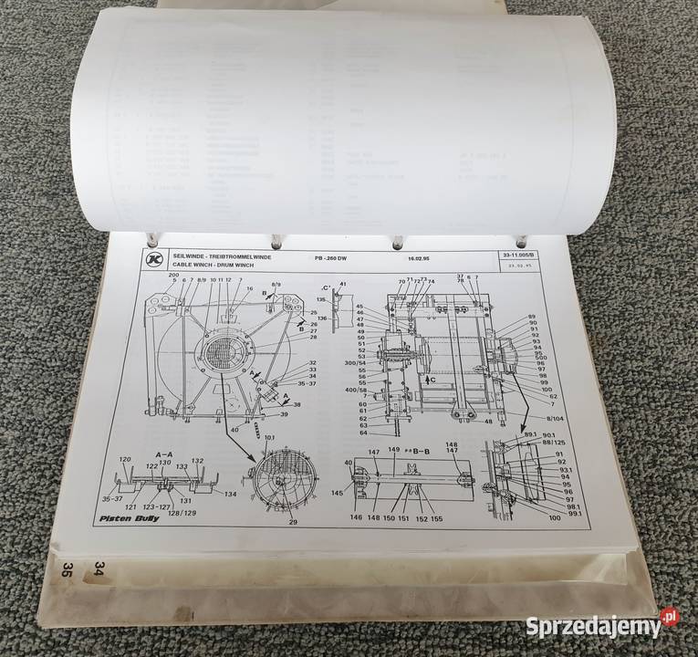 Katalog części Pisten Bully 280 i 260 Zakopane