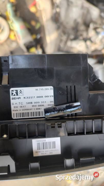 Panel nawiewu klimatyzacji 96715289ZD Citroen c5 osobowe Książ Wielkopolski sprzedam