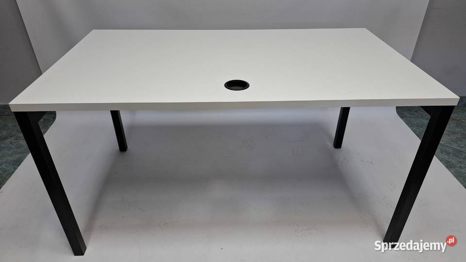 Biurko proste MDD 140x80 białe duża ilość Biuro wielkopolskie Poznań sprzedam