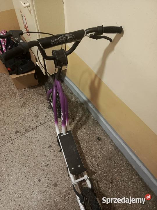 Scooter hulajnoga dziecięca regulowana fioletowa kujawsko-pomorskie Toruń sprzedam