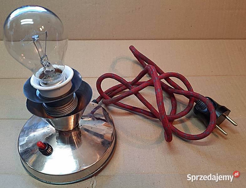 Lampa na stolik z lat PRL Ostrów Wielkopolski sprzedam