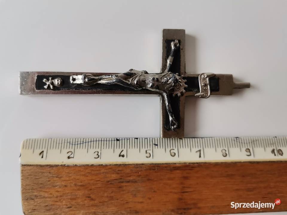 Stary Krucyfiks Krzyż Zakonny Katowice
