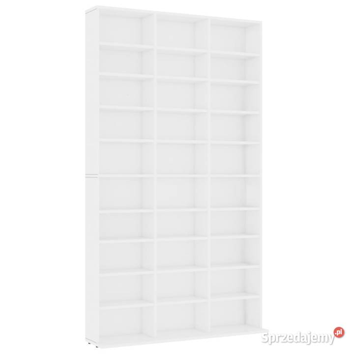 vidaXL Szafka na CD białaSKU801778 mazowieckie Warszawa