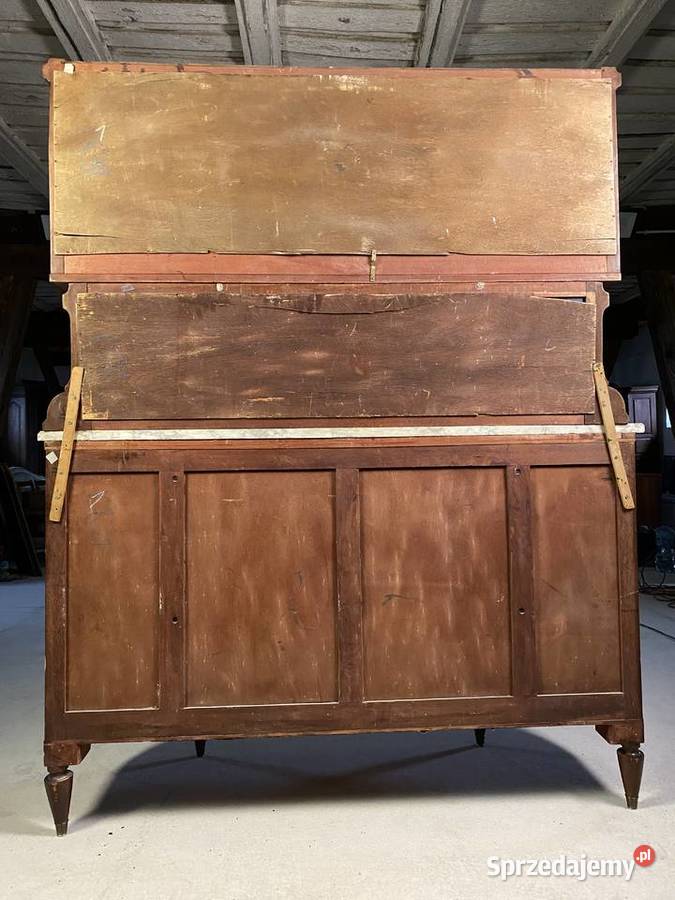 Antyczny kredens salonowy z nadstawką XIXXX w Budno sprzedam