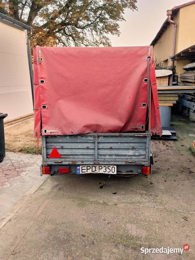 Przyczepa jednoosiowa SAM Przyczepka samochodowa łódzkie Poddębice