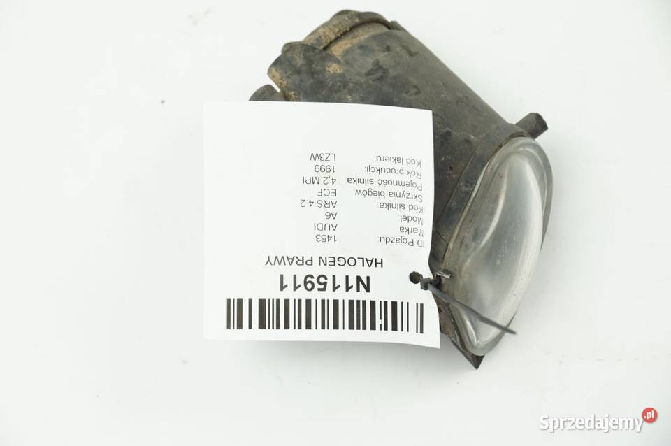 4B3941700 A6 HALOGEN PRAWY Pozostałe sprzedam