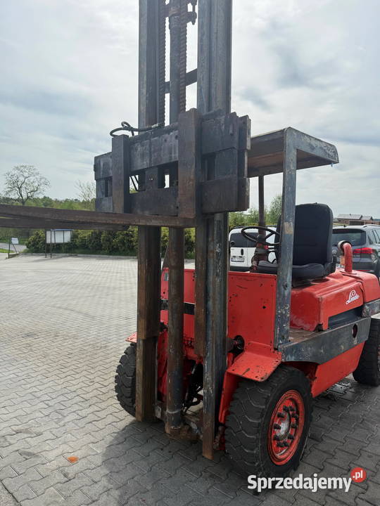 wózek widłowy LINDE H40D DEUTZ diesel 4000 wys Wózki widłowe Działoszyn sprzedam