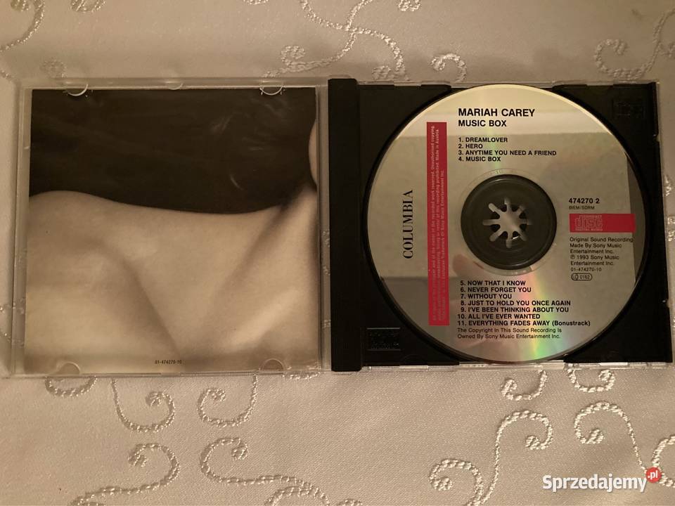 Płyta CD Wydanie I Album Mariah Carey Music Box