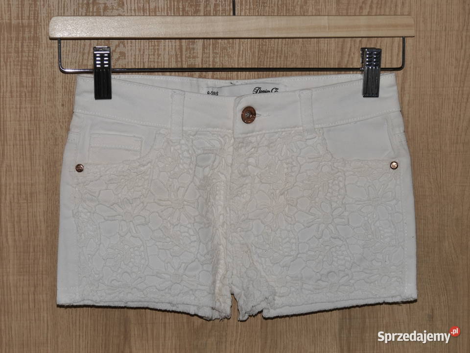 Denim Co spodenki haftowana koronka 128 134 Spodnie Wrocław