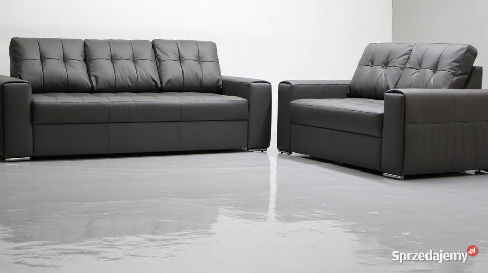 RIX KOMPLET 32 sofy kanapy zestaw popielata 90cm Komplety wypoczynkowe sprzedam