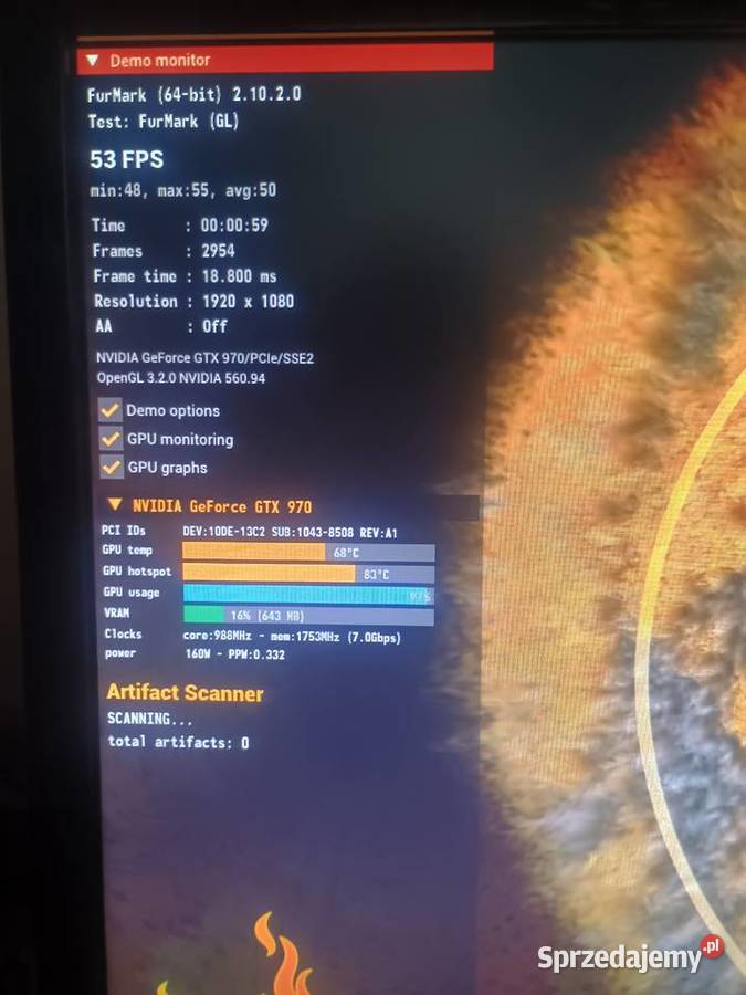 Karta graficzna GeForce GTX 970 4GB NVIDIA łódzkie Łódź