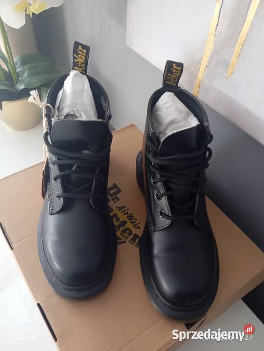 Dr Martens 101 Botki z 6 dziurkamiCzarny