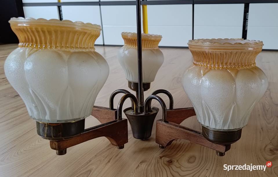 Lampa wisząca żyrandol 3 tryby świecenia 5 x E27 śląskie Katowice sprzedam