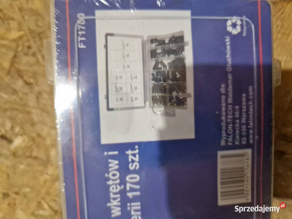 WKRĘTY I PODKŁADKI DO KAROSERII MIX ZESTAW 170 Głogowa