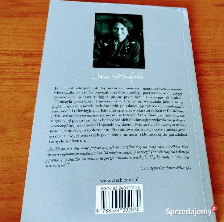 Uważność Jane Hirshfield miękka Gdańsk sprzedam