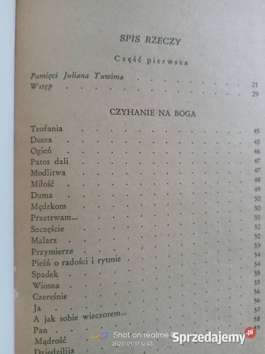 Tuwima wiersze wybrane pierwsze wydanie książki literatura piękna - proza polska mazowieckie Warszawa sprzedam