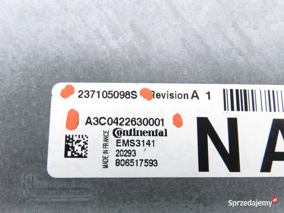 STEROWNIK DACIA DUSTER 10 TCe A3C0422630001 małopolskie