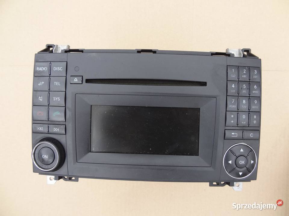 RADIO CD MERCEDES W245 A1698705894 A1698705589 wielkopolskie
