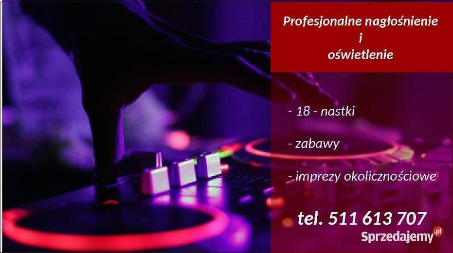 Dj oprawa muzyczna imprezy okolicznośćiowe