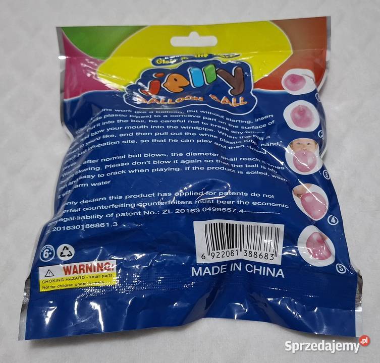 Nadmuchiwana piłka bańka pomarańczowa świecąca w śląskie