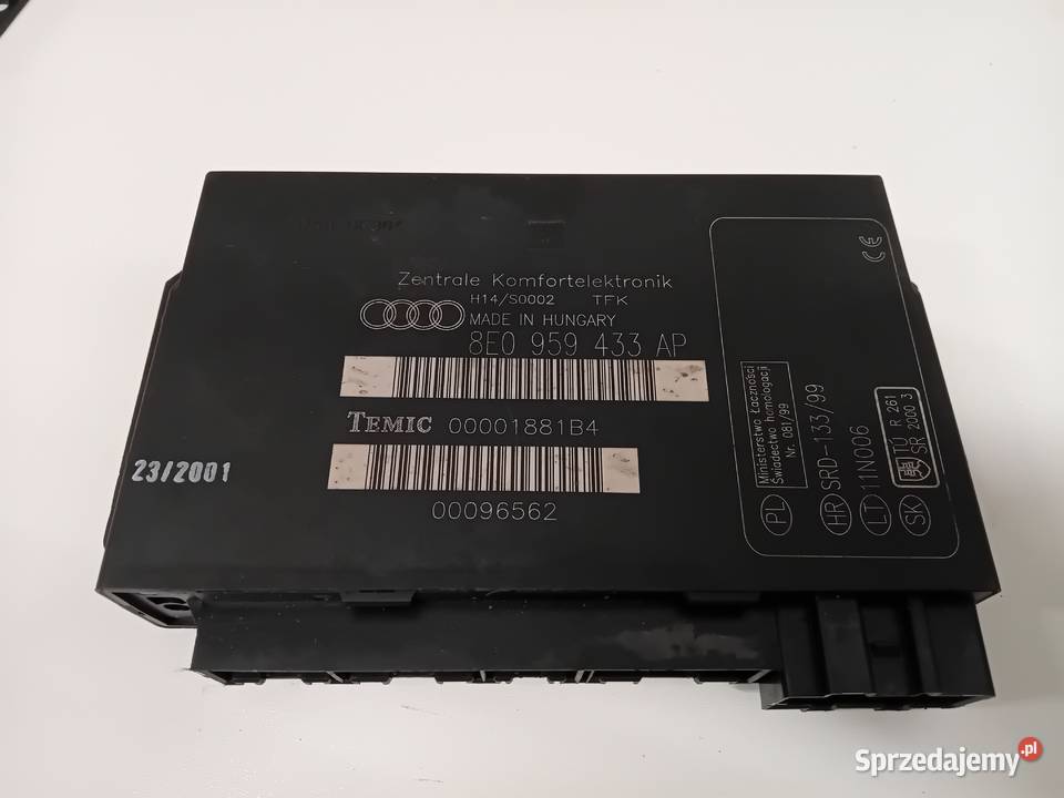 Moduł komfortu 8E0959433AP AUDI A4 B6 B7 WYSYŁKA Gołaszyce