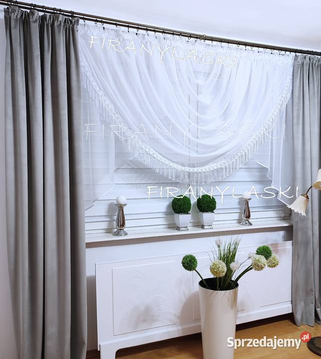 Firana firanka 600x155 firany do salonu pokoju Nowa Sól