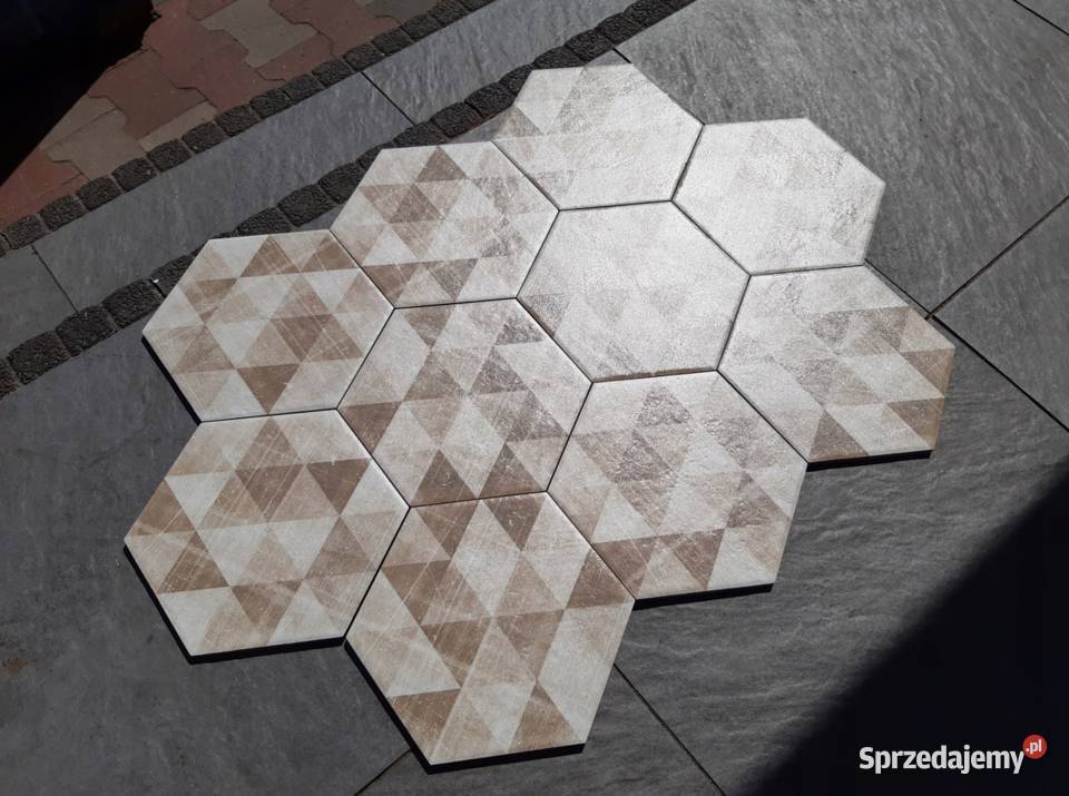 Płytki HEXAGON HEX UNIWERSUM MOTYW CREMA 26X26 Opoczno sprzedam