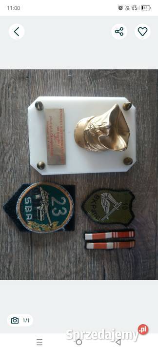 Pamiątka wojskowa Pozostałe Antyki, Sztuka, Kolekcje Bolesławiec