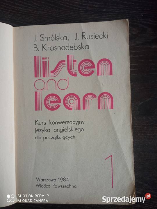 Listen and learn kurs konwersacyjny języka Antyki, Sztuka, Kolekcje Mielec