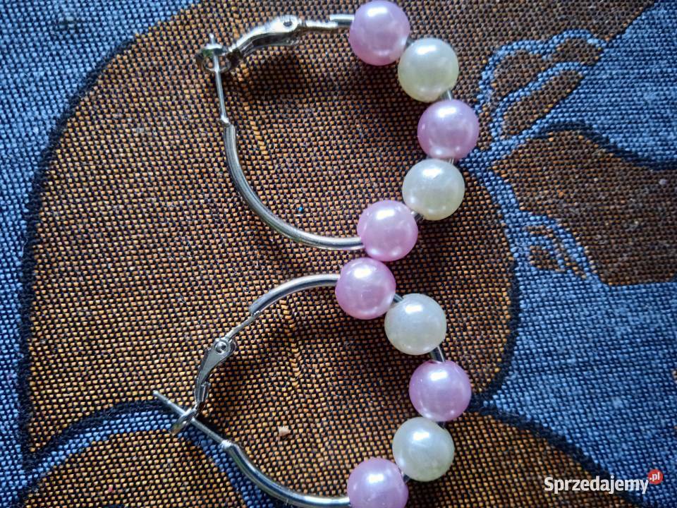 KOLCZYKI KOŁA Z PERŁAMI WYJĄTKOWE Kolczyki wielkopolskie