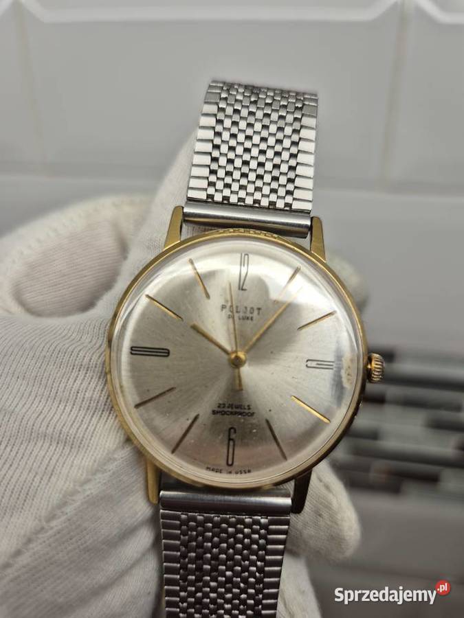 Rzadki zegarek Poljot de Lux Męskie Chorzów