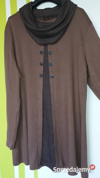 XXL52 Nowa tunika o linii A Gaharu Rozmiar 52 Gliwice