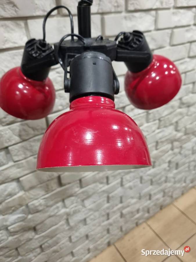 POLAMPGDAŃSK Lampa PRL wisząca kinkiet vintage Solnica
