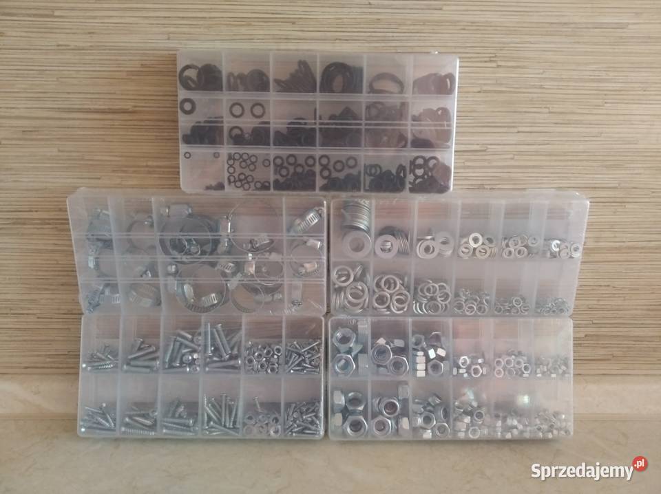 NAJTANIEJ Zestaw Podkładek Śrubek Nakrętek Oring Zabrze sprzedam