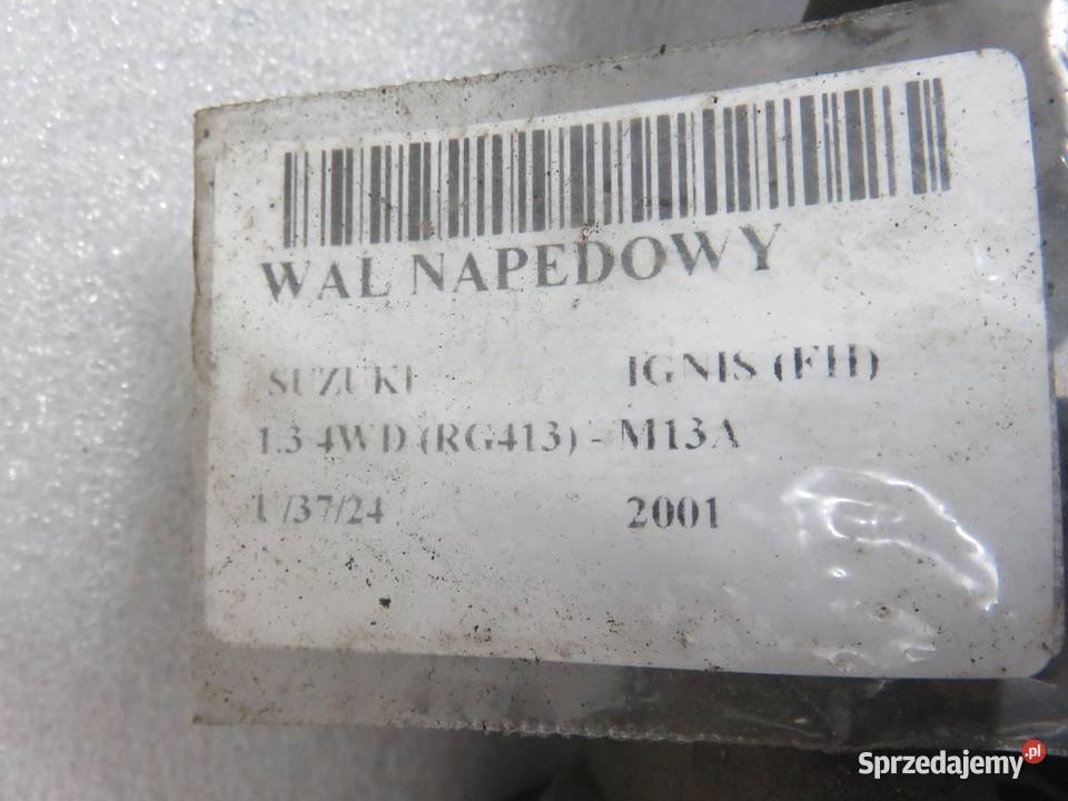 WAŁ NAPĘDOWY SUZUKI IGNIS FH 13 4WD