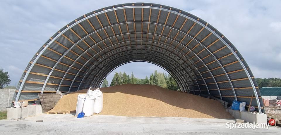 Hala łukowa 145 x 30m wiata garaż magazyn obora wielkopolskie sprzedam