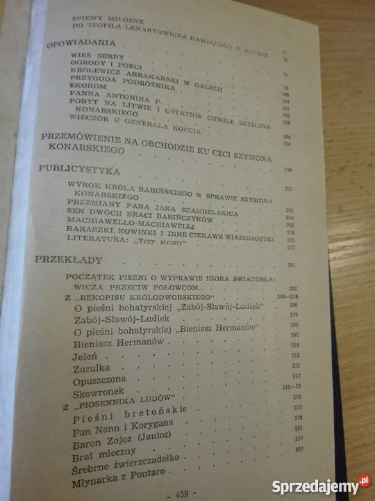 Ogrody i poeci wybór pism Lucjan Siemieński Gdańsk