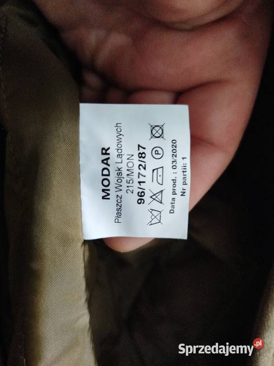 Sprzedam płaszcz wojskowy
