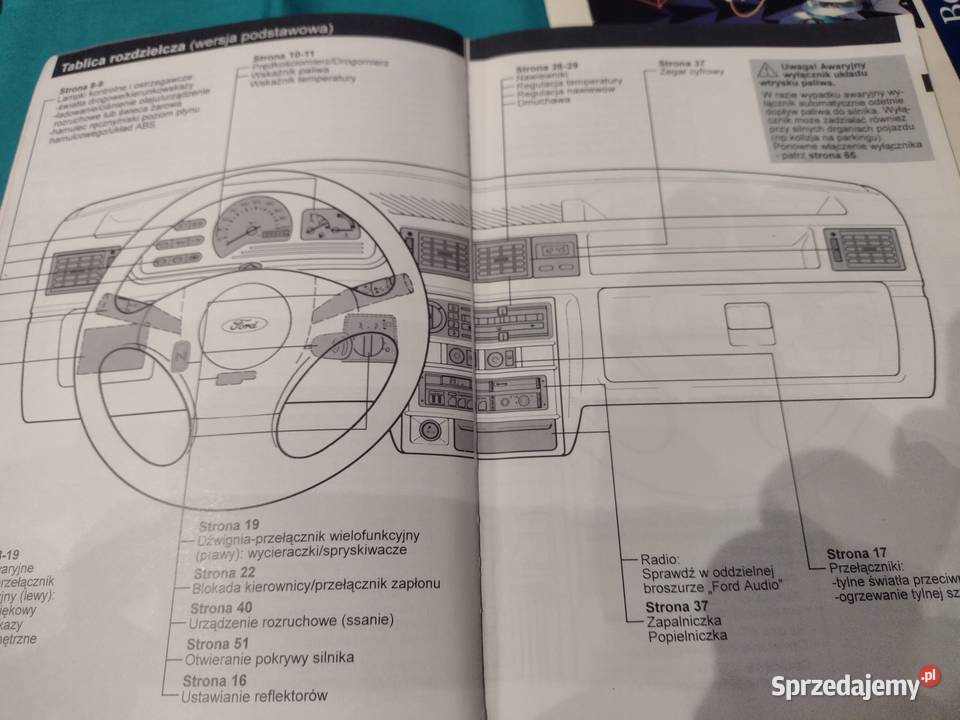 FORD FIESTA Instrukcja Obsługi książka Serwisowa Łódź