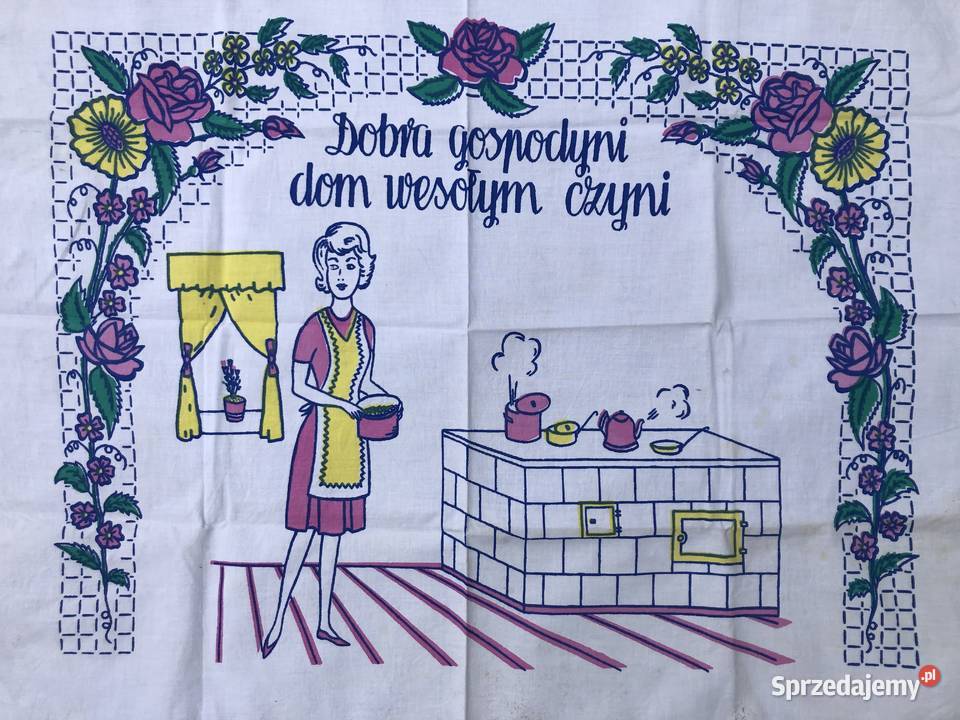 Makatka Dobra gospodyni dom wesołym czyni Łowicz sprzedam