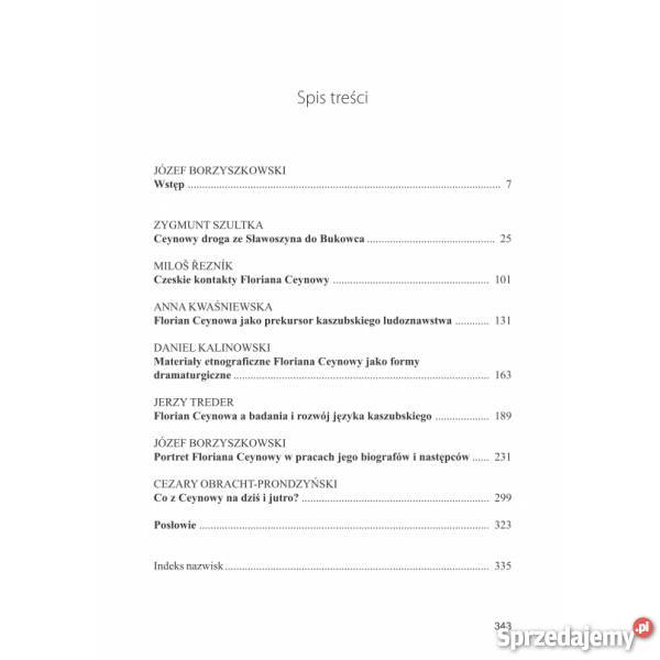 Życie i dzieła Floriana Ceynowy Bytów