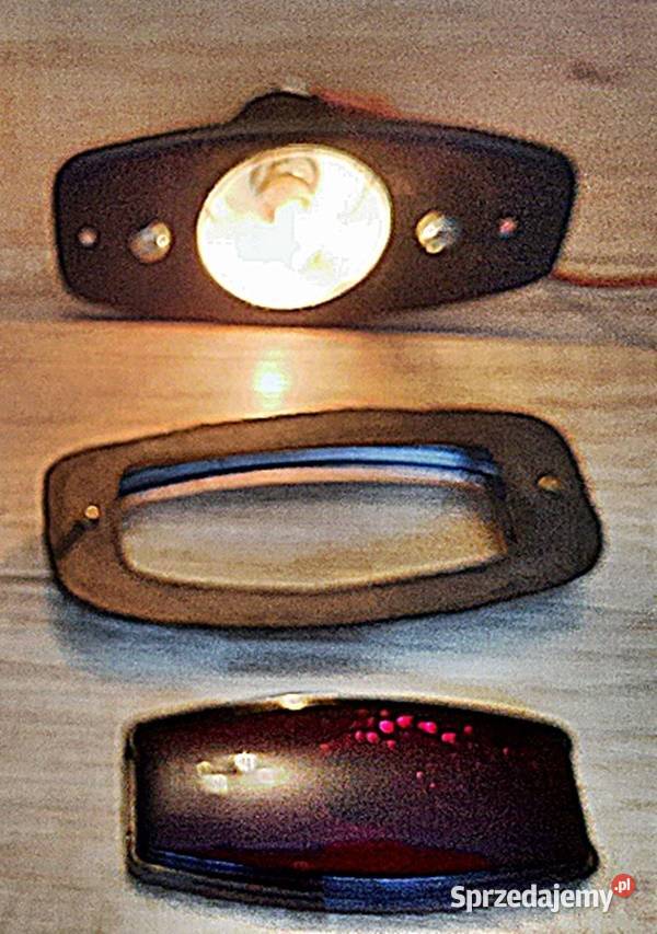 Lampa tylna czerwony szklany klosz Warszawa osobowe wielkopolskie