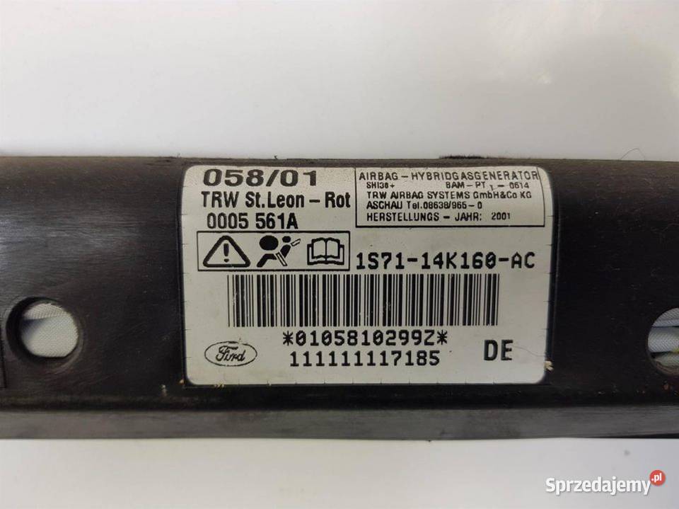 KURTYNA PRAWA 1S7114K160AC FORD MONDEO MK3