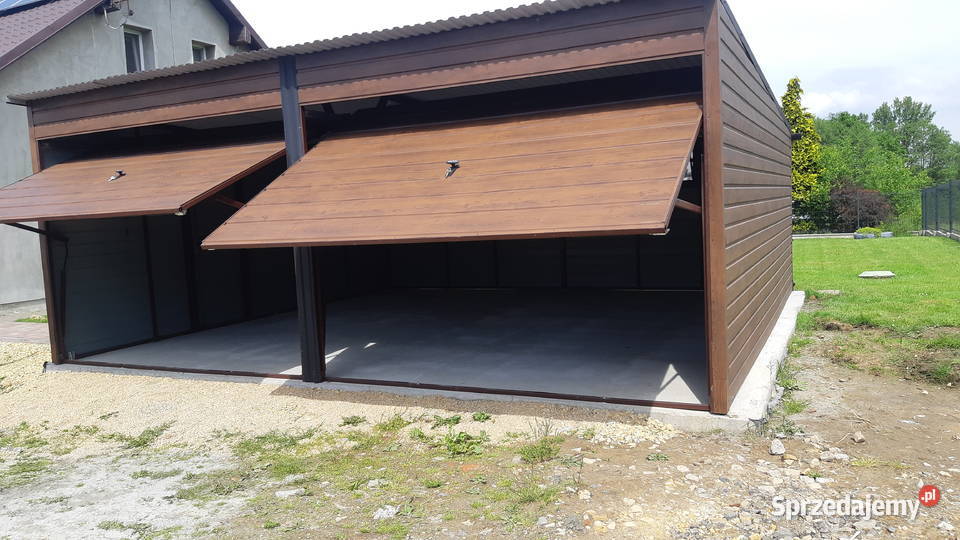 Garaż Blaszany Jednospadowy 6x6m Garaże Blaszane