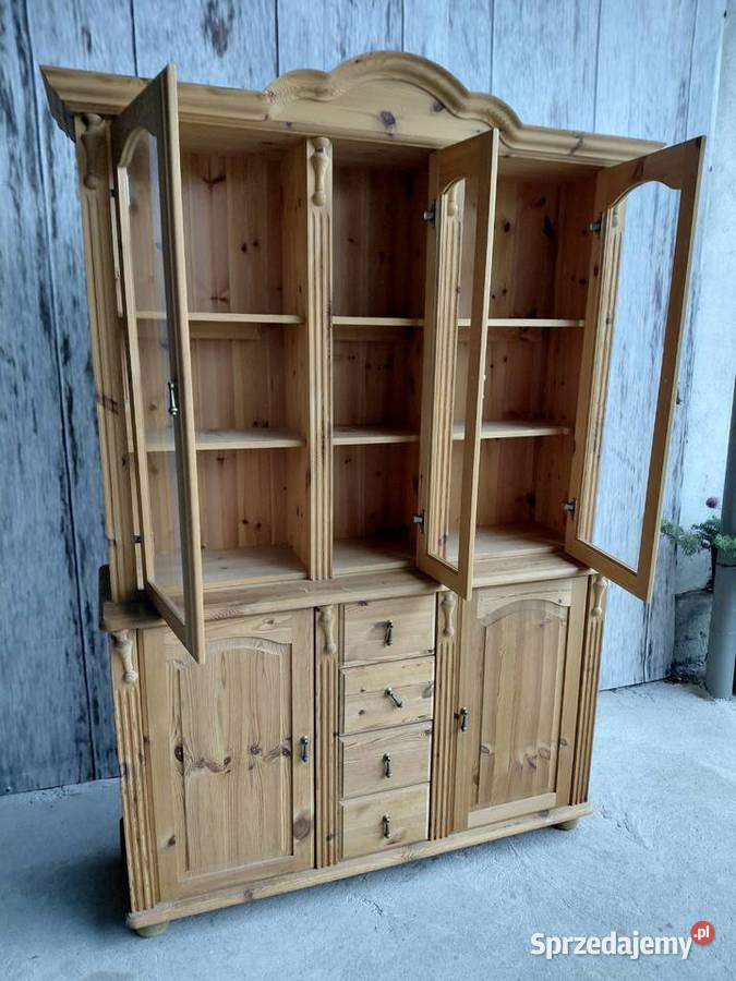 kredens witryna sosnowa nie lakierowana 380 Byczyna