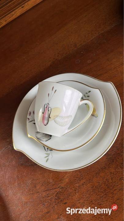 Talerzyk Hutschenreuther 1950 r 1814 Dekor Porcelana i szkło Gdańsk