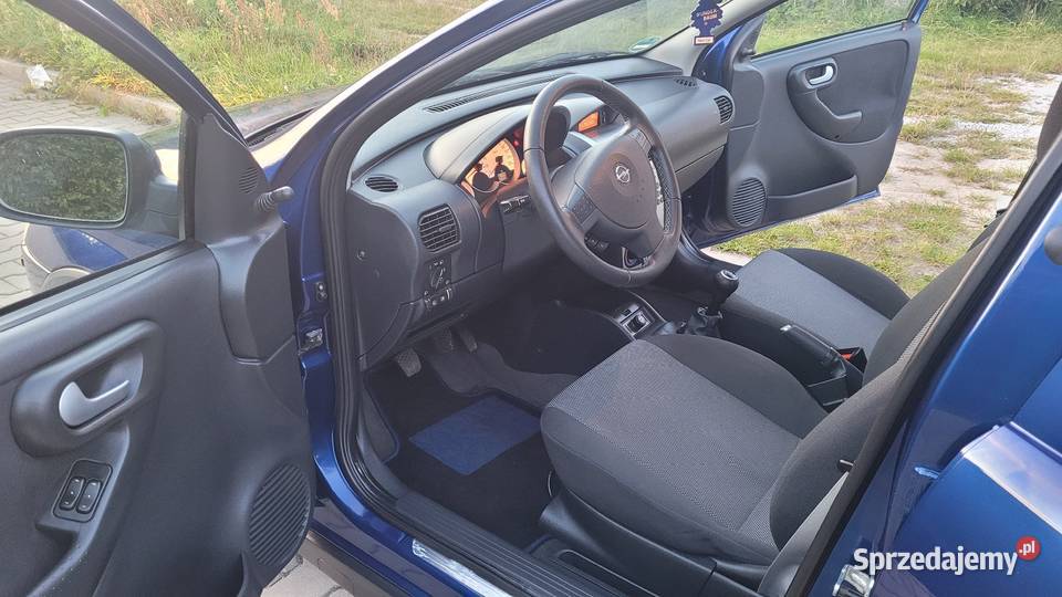 OPEL CORSA C LIFT 12B OPŁACONY KLIMA ELEKTRYKA welurowa tapicerka Końskie