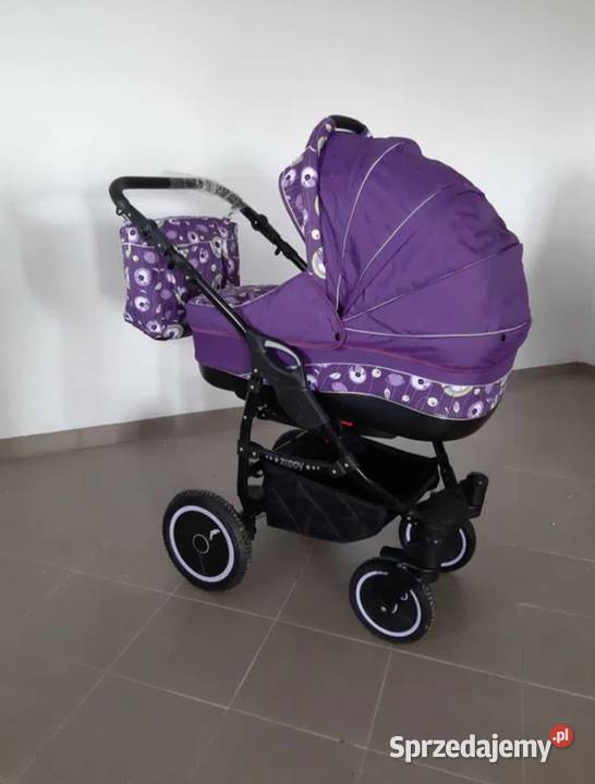 Wózek dziecięcy 2w1 NOWY Fioletowy różowy Częstochowa
